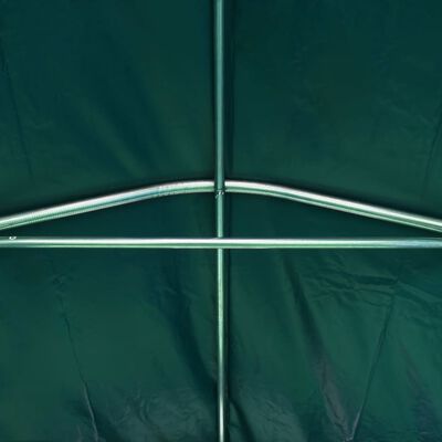 vidaXL Autotalliteltta PVC 2,4x2,4 m vihreä