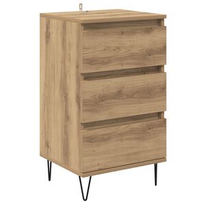 vidaXL Sivup&ouml;yt&auml; laatikon kanssa Artisan tammi 40 x 35 x 70 cm
