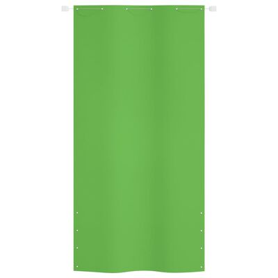 vidaXL Parvekkeen suoja vaaleanvihreä 120x240 cm Oxford kangas