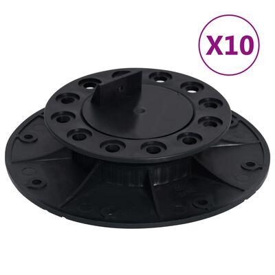 vidaXL Säädettävät terassin jalat 10 kpl 25–40 mm