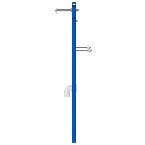 vidaXL Kylpyhuoneen Seinä Tuki Sininen 50 x 3 x 112 cm
