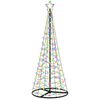 vidaXL LED-spiraalijoulukuusi jalustalla EKENAS 180 cm 220 LEDi&auml;