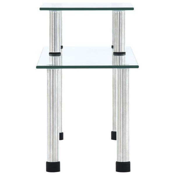 vidaXL Keitti&ouml;hylly l&auml;pin&auml;kyv&auml; 45x16x26 cm karkaistu lasi