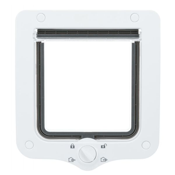 TRIXIE Nelisuuntainen kissanluukku valkoinen