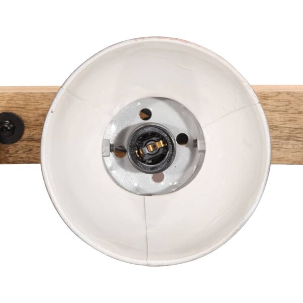 vidaXL Sein&auml;valaisin 25 W vanhennettu punainen 90x25 cm E27