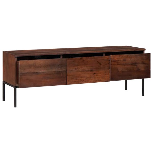 vidaXL Media-säilytyskaapit ja hyllyt Hunajanruskea 110 x 30 x 36 cm