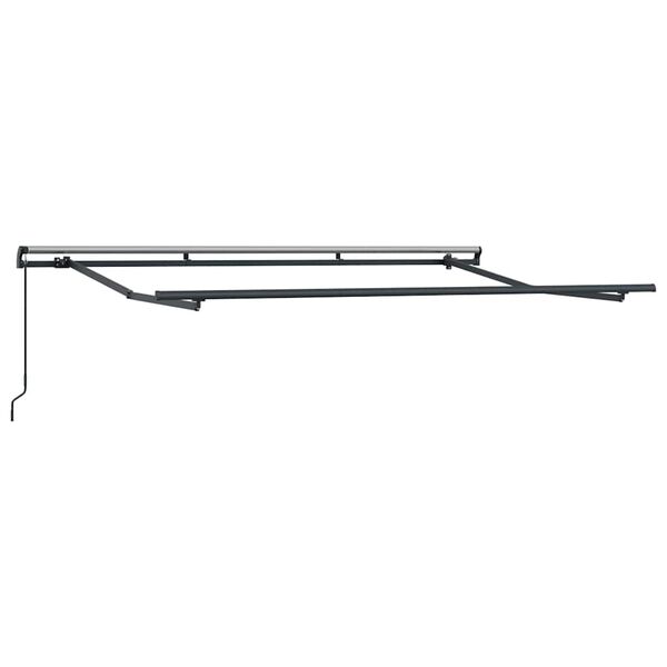 vidaXL Aurinkovarjon runko Antrasiitti 3.5 x 2 m Metalli