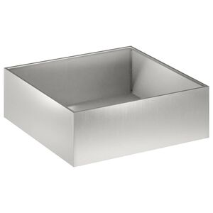 vidaXL Puutarha ruukku Hopea 60 x 60 x 20 cm Ruostumaton ter&auml;s