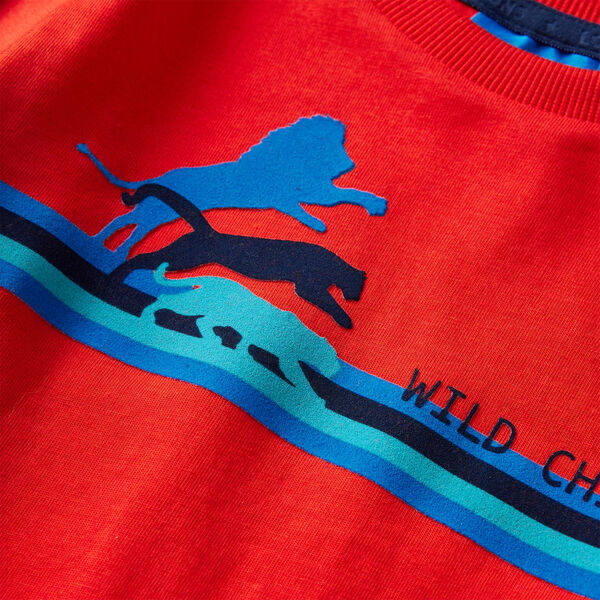 Lasten pitk&auml;hihainen T-paita punainen 140