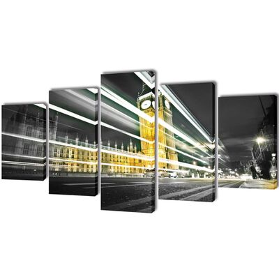 Taulusarja Lontoo Big Ben 100 x 50 cm