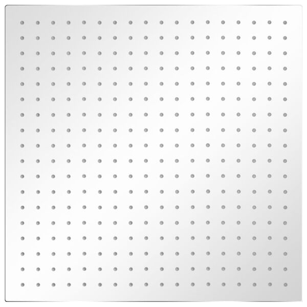 vidaXL Sadesuihkupää 2 kpl ruostumaton teräs 50x50 cm