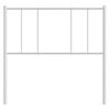 vidaXL Metallinen sängynpääty valkoinen 90 cm