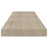 vidaXL Kelluvat sein&auml;hyllyt 4 kpl tammi 80x23,5x3,8cm MDF