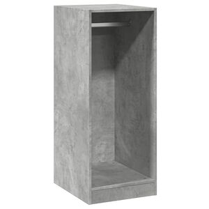 vidaXL Vaatekaappi betoninharmaa 48x41x102 cm lastulevy