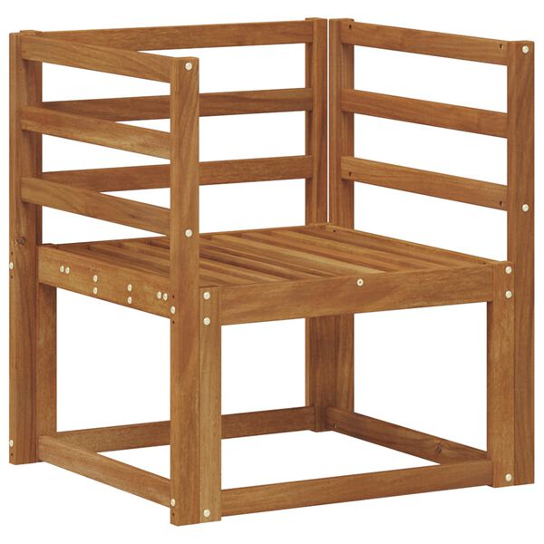 vidaXL Ulkosohva Tihe&auml; akasiapuu Luonnollinen