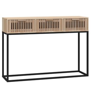 vidaXL Konsolip&ouml;yt&auml; 105x30x75 cm tekninen puu ja rauta