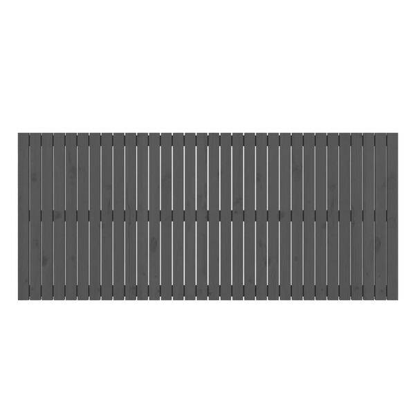 vidaXL S&auml;ngynp&auml;&auml;ty sein&auml;lle harmaa 204x3x90 cm t&auml;ysi m&auml;nty