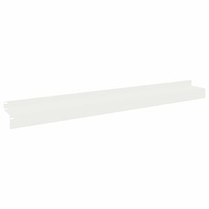vidaXL Nurmireunus 10 kpl 100 x 10 x 8 cm Ter&auml;s valkoinen