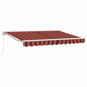 vidaXL Aurinkovarjon runko Oranssi ja Musta 250 x 200 cm