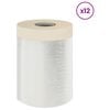 vidaXL P&ouml;lylakana liimalla 12 pcs L&auml;pin&auml;kyv&auml; 30 x 3300 cm HDPE