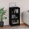 vidaXL Kirjahylly musta 50x35x97 cm t&auml;ysi m&auml;nty