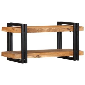 vidaXL Sein&auml;hylly 70x33x35 cm Massiivipuu akaasia