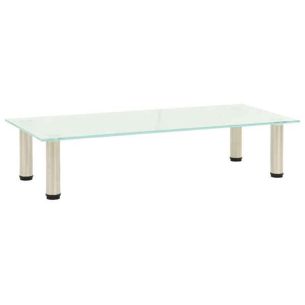 vidaXL TV-taso himmeä 80x35x17 cm karkaistu lasi