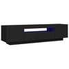 vidaXL TV-taso LED-valoilla musta 160x35x40 cm