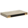 vidaXL Kelluvat sein&auml;hyllyt 4 kpl tammi 40x23x3,8 cm MDF