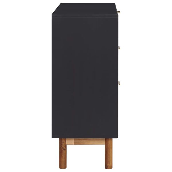 vidaXL Senkki 90x33,5x80 cm täysi akaasiapuu ja MDF