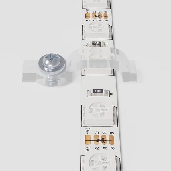 vidaXL LED-nauha 4 pcs Musta ja l&auml;pin&auml;kyv&auml; 250 cm Kupari ja muovi