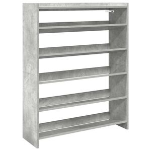 vidaXL Kenk&auml;teline betoninharmaa 80x25x100 cm tekninen puu