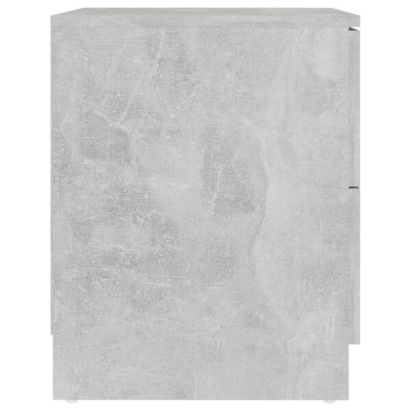 vidaXL Y&ouml;p&ouml;yt&auml; betoninharmaa 40x40x50 cm lastulevy
