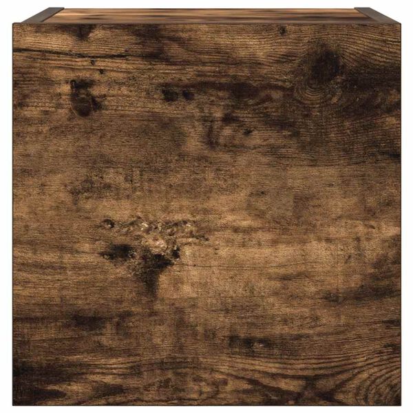 vidaXL Seinäkiinnitettävä TV-kaapit 4 kpl savutammi 30,5x30x30 cm