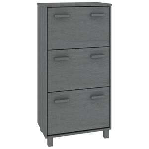 vidaXL Kenk&auml;kaappi HAMAR tummanharmaa 59,5x35x117 cm t&auml;ysi m&auml;nty