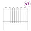 vidaXL Puutarha-aita BOXTEL 7 kpl 11,9 x 1,2 m Jauhemaalattu ter&auml;s