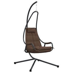 vidaXL Riippuva munatuoli Ter&auml;s 94 x 107 x 196,5 cm Kahvi