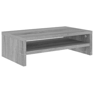vidaXL N&auml;ytt&ouml;teline harmaa Sonoma 42x24x13 cm tekninen puu