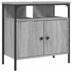vidaXL Pesuallaskaappi harmaa Sonoma 60x30x60 cm tekninen puu
