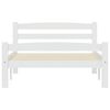 vidaXL S&auml;ngynrunko valkoinen t&auml;ysi m&auml;nty 100x200 cm