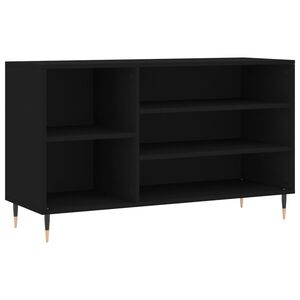 vidaXL Kenk&auml;kaappi musta 102x36x60 cm tekninen puu