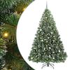 vidaXL Tekojoulukuusi 300 LED-valoilla Vihre&auml; 240 cm PE ja PVC