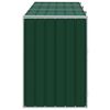 vidaXL Wheelie Bin S&auml;ilytys Triple Bins Vihre&auml; 216x81x115 cm Ter&auml;s