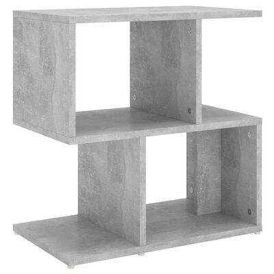 vidaXL Yöpöytä betoninharmaa 50x30x51,5 cm lastulevy