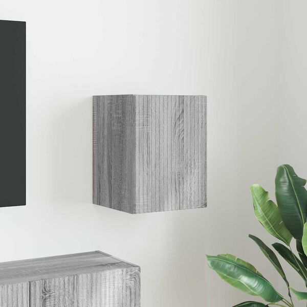 vidaXL TV-sein&auml;kaappi Harmaa Sonoma 30 x 31 x 40 cm Tekninen puu