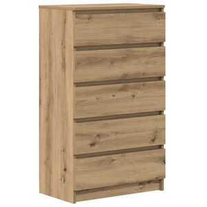 vidaXL Laatikosto artesaani tammi 60x36x103 cm tekninen puu