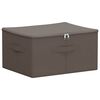 vidaXL S&auml;ilytyslaatikko Kuitukangas 43 x 34 x 23 cm 33,6 L Harmaa