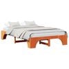 vidaXL S&auml;ngyn runko Vaha ruskea 4FT Small Double Massiivinen m&auml;nty