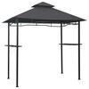 vidaXL BBQ-huvimaja 240x150x255 cm antrasiitti ter&auml;s