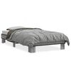 vidaXL S&auml;ngynrunko harmaa Sonoma 75x190 cm tekninen puu ja metalli